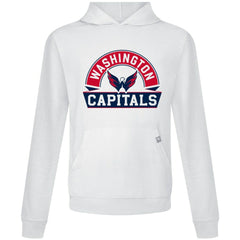 Washington Capitals Levelwear Relay Banner Arch Pullover Hoodie - White | NHL sale