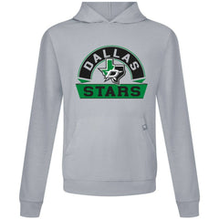 Dallas Stars Levelwear Relay Banner Arch Pullover Hoodie - Gray | NHL Lifestyle