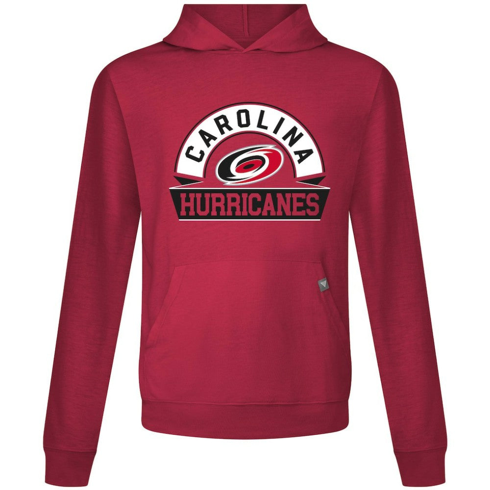 Carolina Hurricanes Levelwear Relay Banner Arch Pullover Hoodie - Red | NHL sale