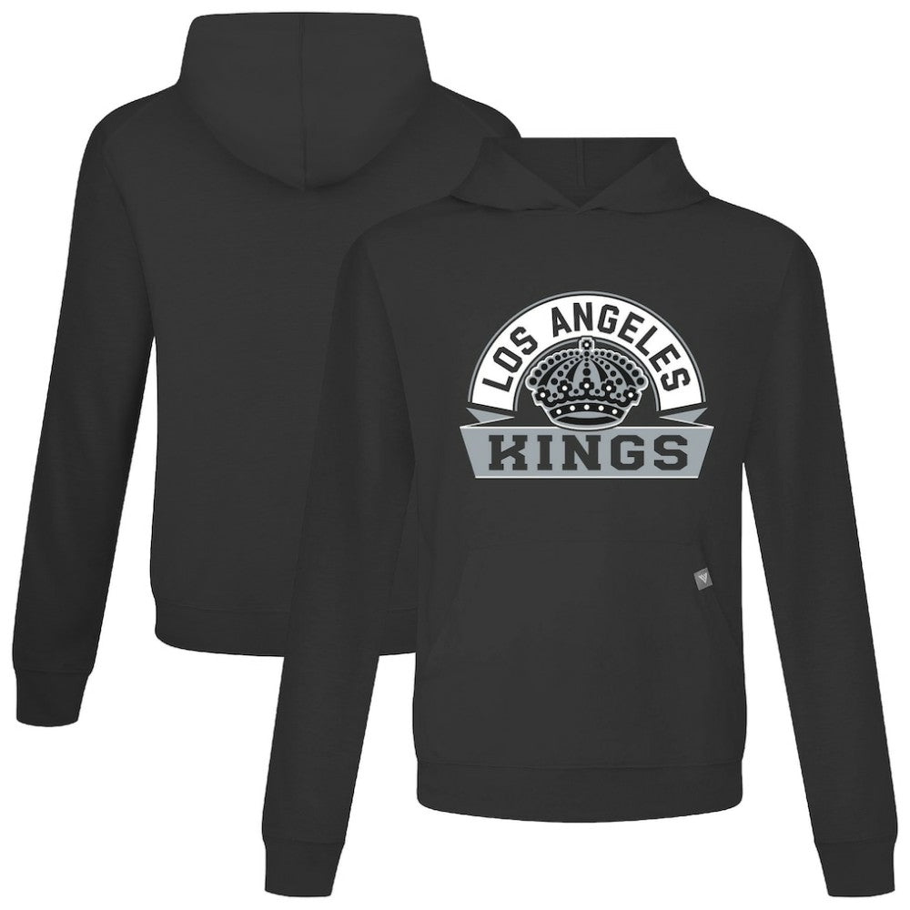 Los Angeles Kings Levelwear Relay Banner Arch Pullover Hoodie - Black | NHL online