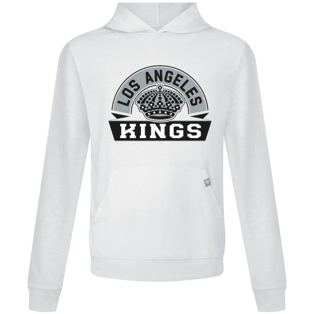 Los Angeles Kings Levelwear Relay Banner Arch Pullover Hoodie - White | NHL on sale