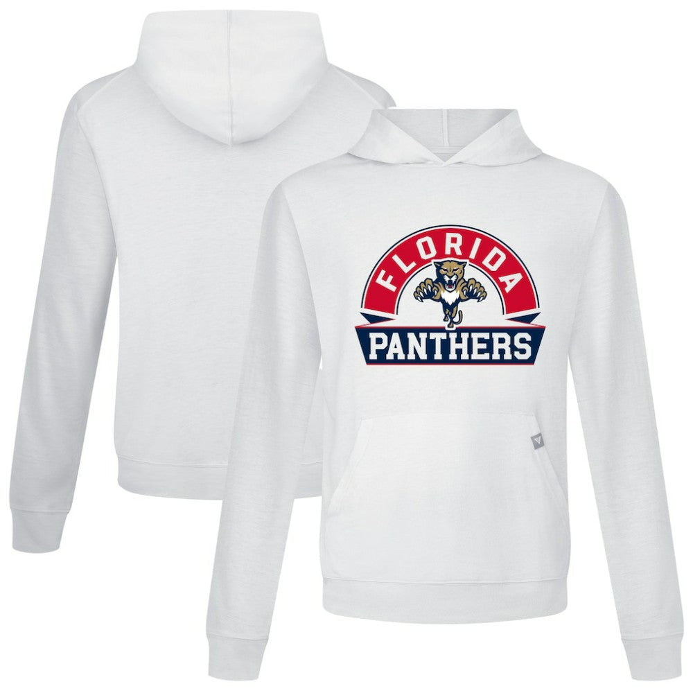 Florida Panthers Levelwear Relay Banner Arch Pullover Hoodie - White | NHL on sale