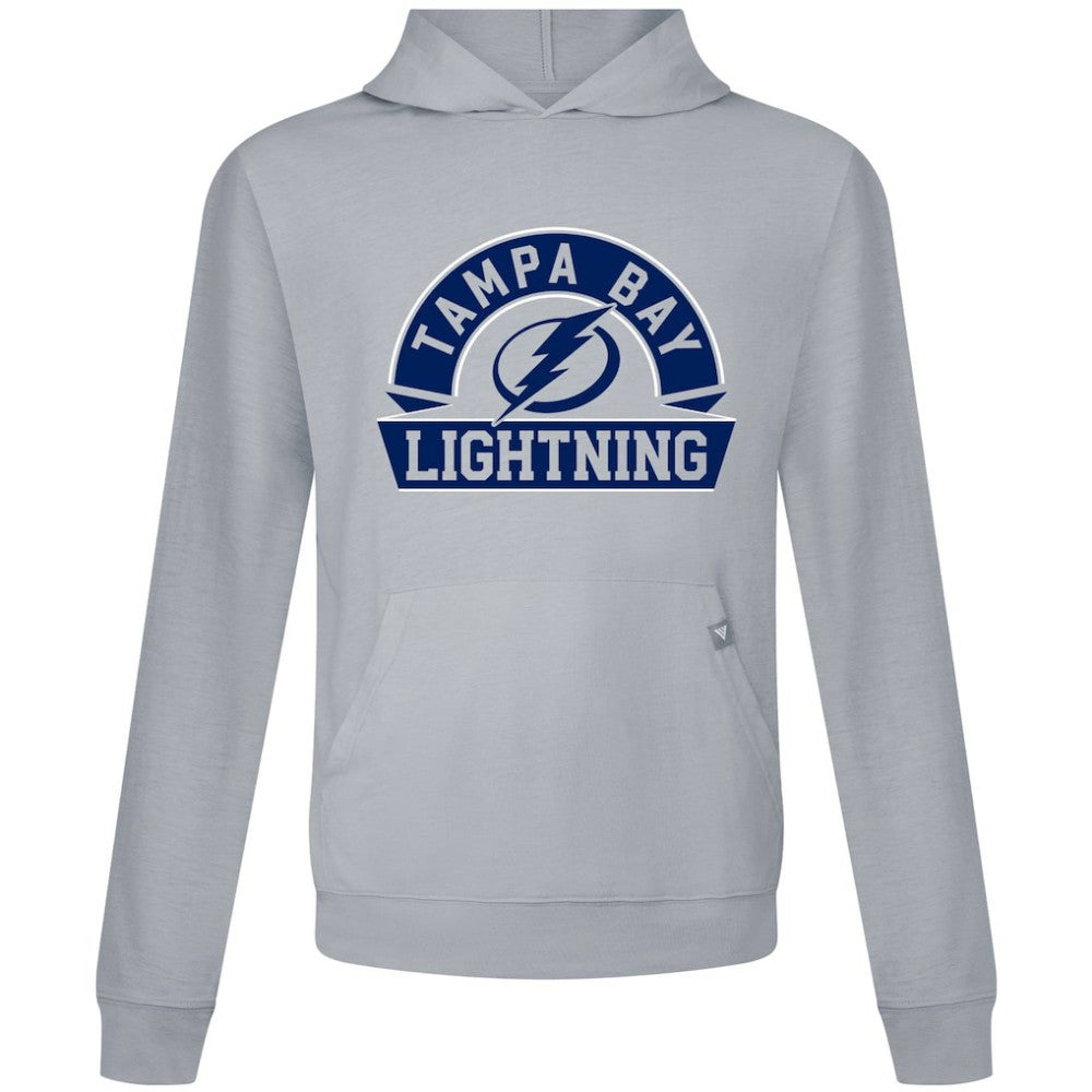 Tampa Bay Lightning Levelwear Relay Banner Arch Pullover Hoodie - Gray | NHL online