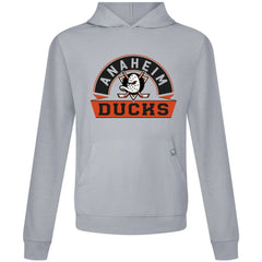 Anaheim Ducks Levelwear Relay Banner Arch Pullover Hoodie - Gray | NHL on sale
