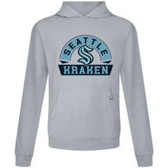 Seattle Kraken Levelwear Relay Banner Arch Pullover Hoodie - Gray | NHL on sale