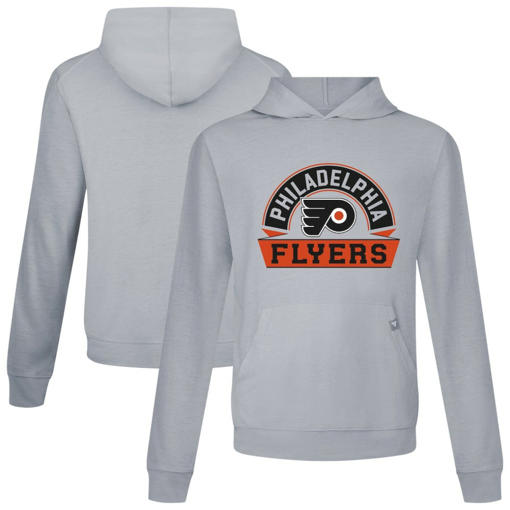 Philadelphia Flyers Levelwear Relay Banner Arch Pullover Hoodie - Gray | NHL online
