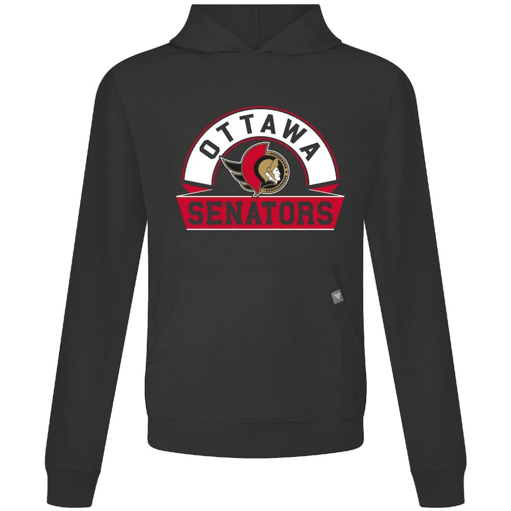 Ottawa Senators Levelwear Relay Banner Arch Pullover Hoodie - Black | NHL on sale
