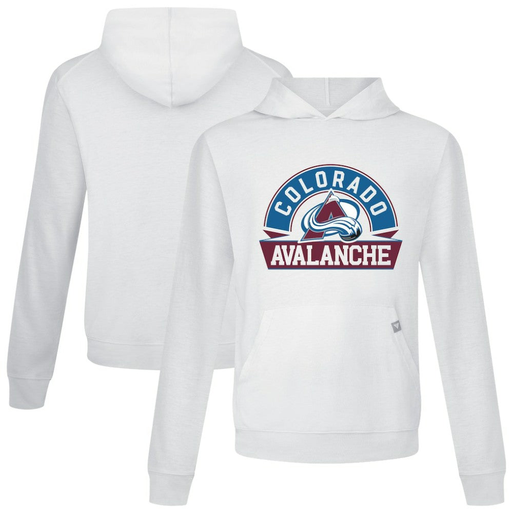 Colorado Avalanche Levelwear Relay Banner Arch Pullover Hoodie - White | NHL sale