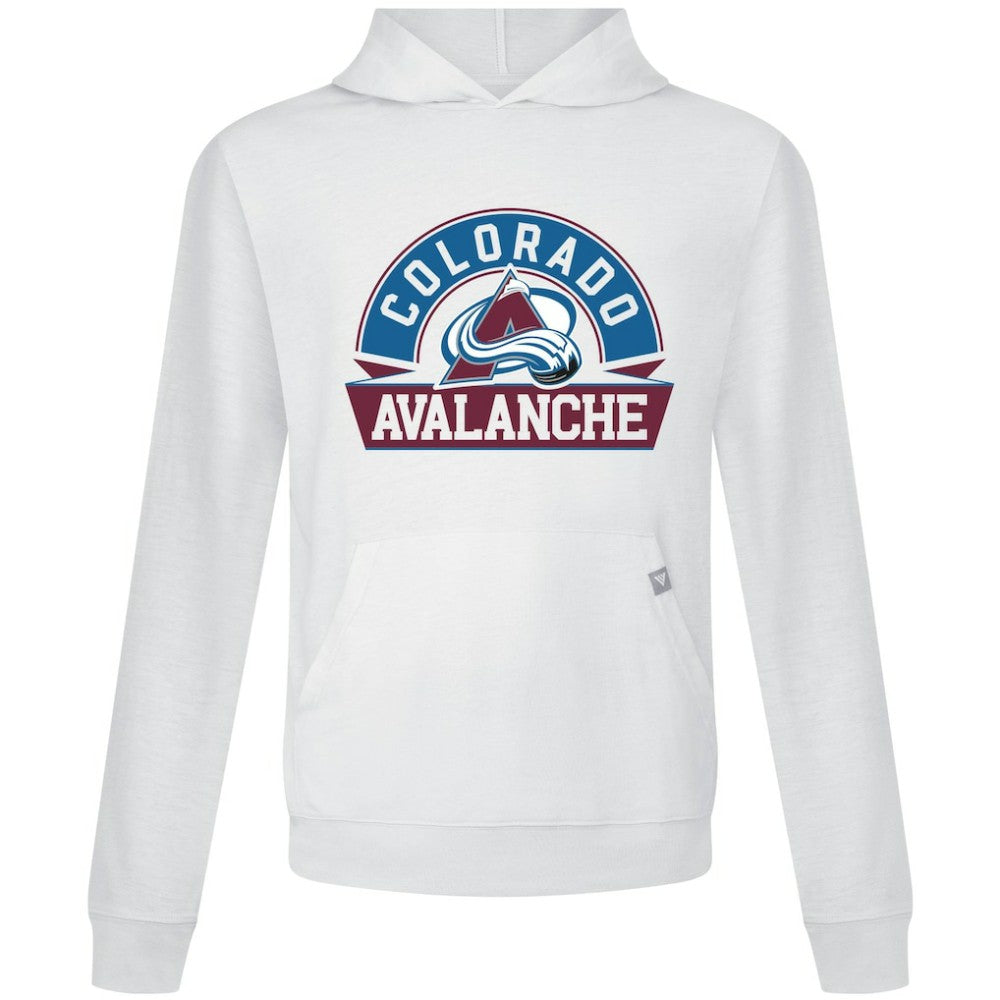 Colorado Avalanche Levelwear Relay Banner Arch Pullover Hoodie - White | NHL sale
