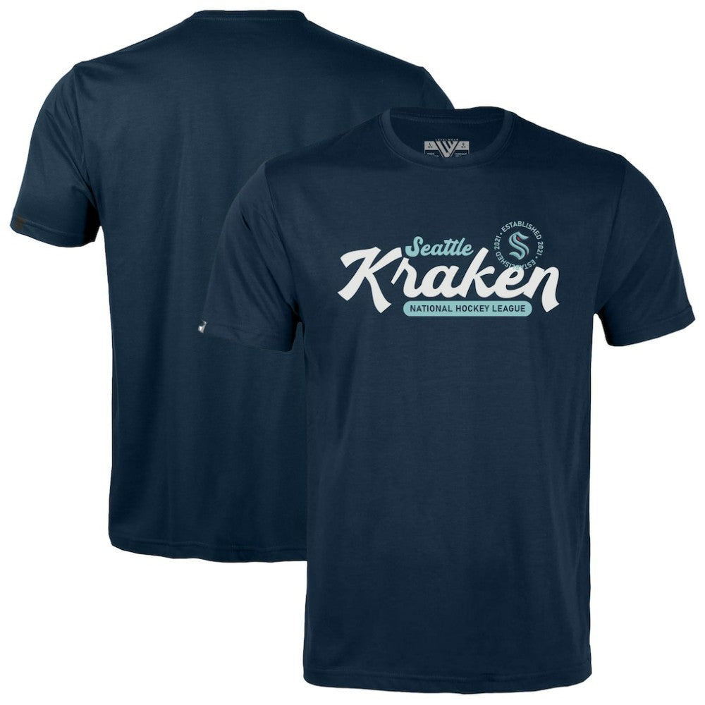 Seattle Kraken Levelwear Youth Little Richmond Monument T-Shirt - Navy | NHL discount