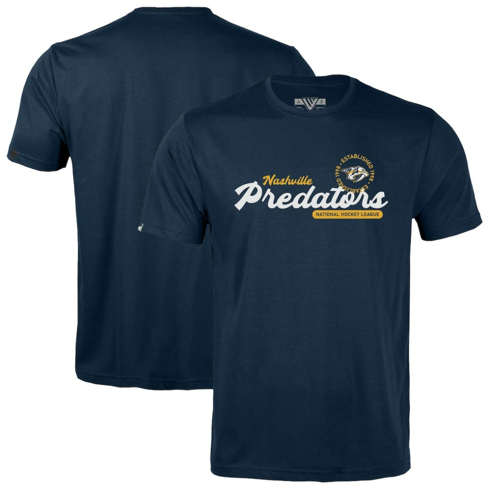 Nashville Predators Levelwear Youth Little Richmond Monument T-Shirt - Navy | NHL Clearance