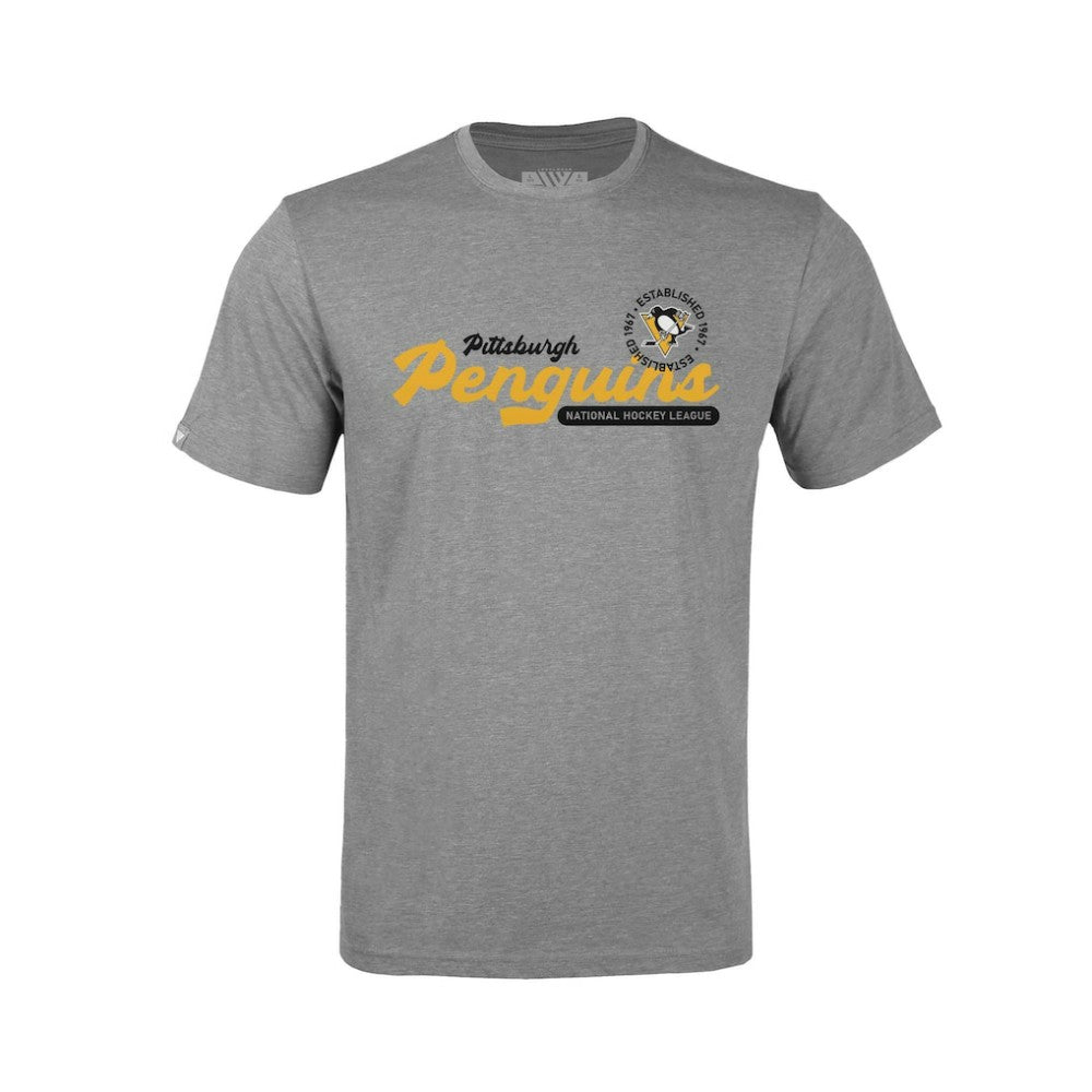 Pittsburgh Penguins Levelwear Youth Little Richmond Monument T-Shirt - Gray | NHL online