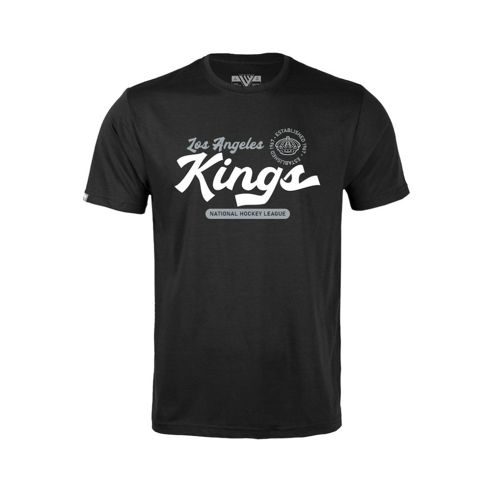 Los Angeles Kings Levelwear Youth Little Richmond Monument T-Shirt - Black | NHL Clearance