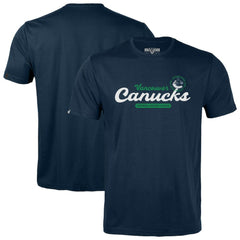 Vancouver Canucks Levelwear Youth Little Richmond Monument T-Shirt - Navy | NHL Lifestyle