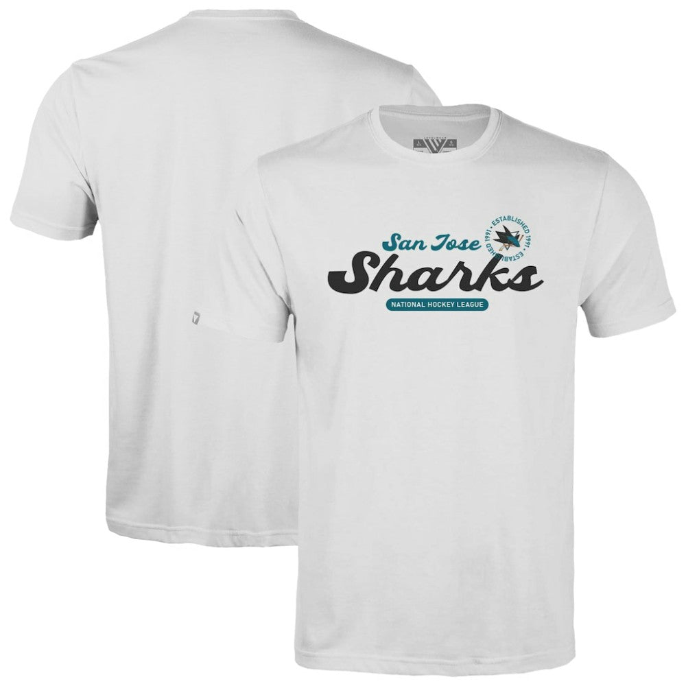 San Jose Sharks Levelwear Youth Little Richmond Monument T-Shirt - White | NHL discount