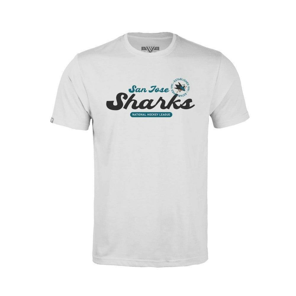 San Jose Sharks Levelwear Youth Little Richmond Monument T-Shirt - White | NHL discount