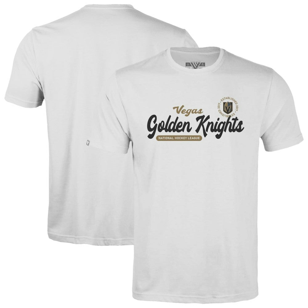 Vegas Golden Knights Levelwear Youth Little Richmond Monument T-Shirt - White | NHL Lifestyle