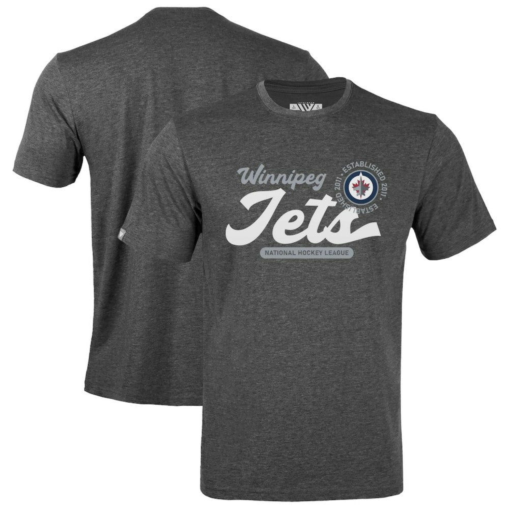 Winnipeg Jets Levelwear Youth Little Richmond Monument T-Shirt - Gray | NHL Lifestyle