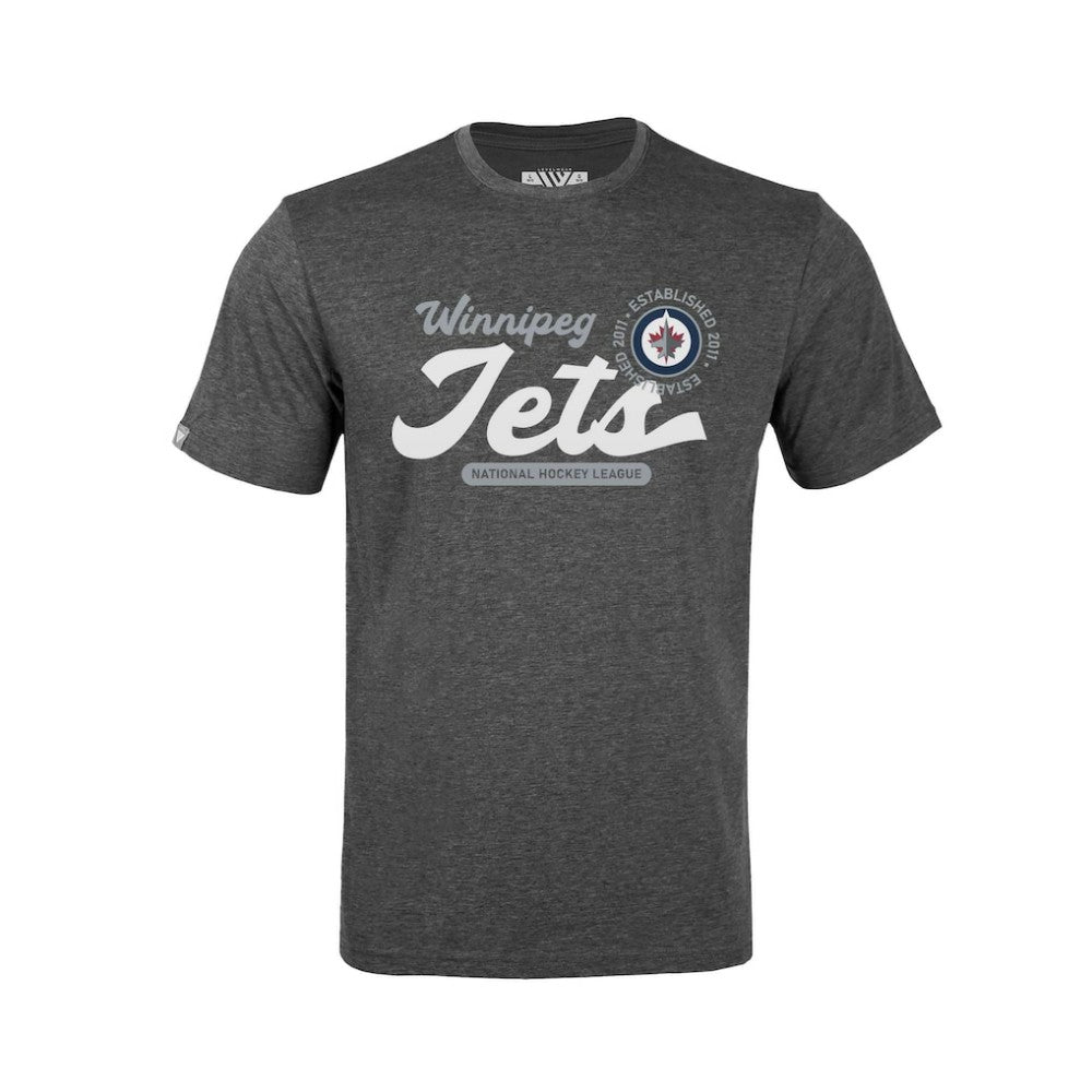 Winnipeg Jets Levelwear Youth Little Richmond Monument T-Shirt - Gray | NHL Lifestyle