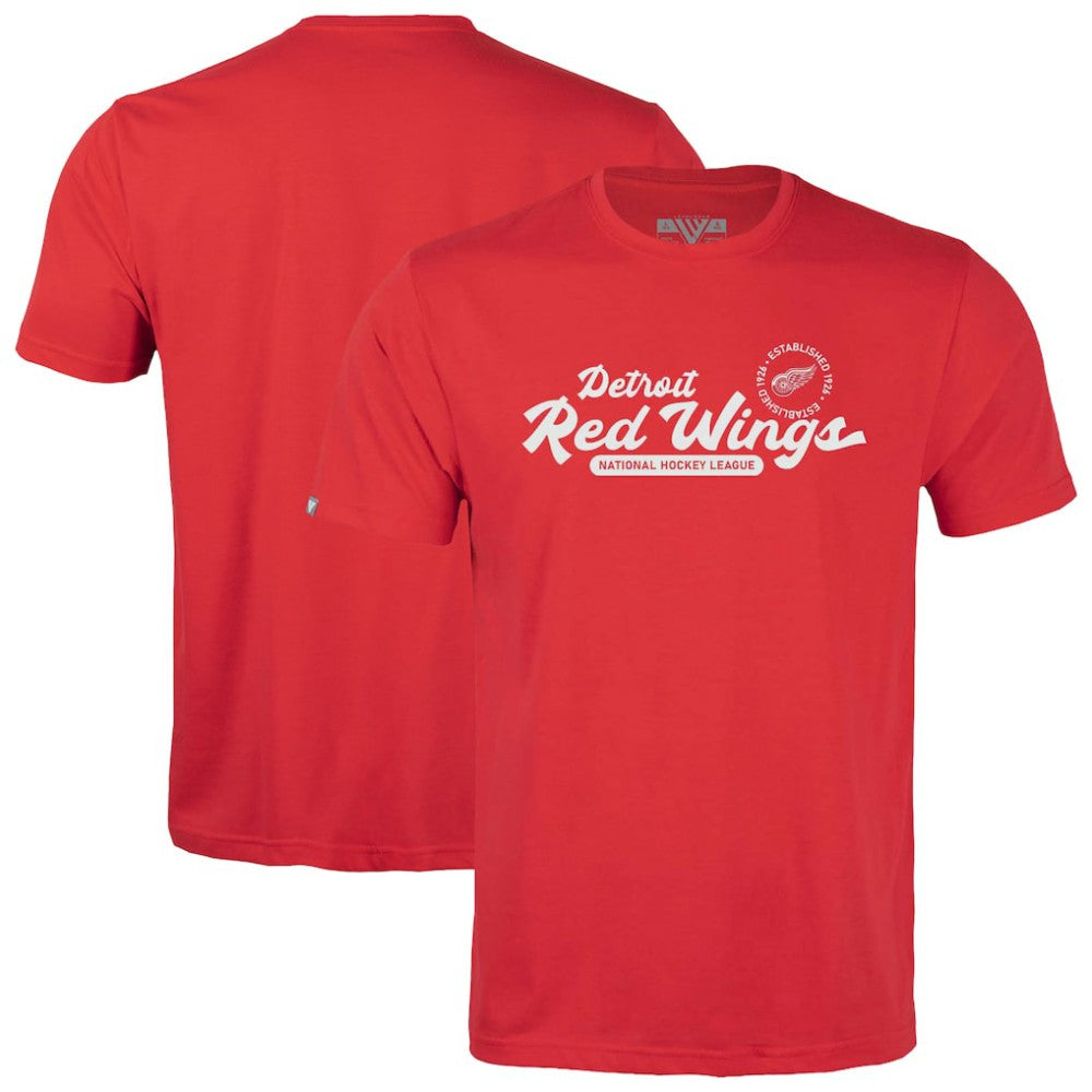 Detroit Red Wings Levelwear Youth Little Richmond Monument T-Shirt - Red | NHL Clearance