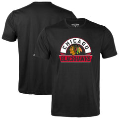 Chicago Blackhawks Levelwear Youth Little Richmond Banner Arch T-Shirt - Black | NHL discount