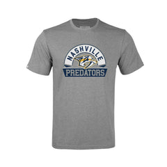 Nashville Predators Levelwear Youth Little Richmond Banner Arch T-Shirt - Gray | NHL near me