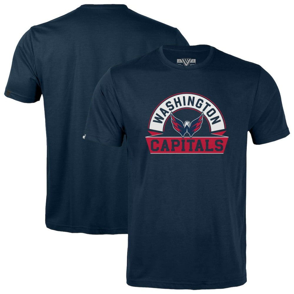 Washington Capitals Levelwear Youth Little Richmond Banner Arch T-Shirt - Navy | NHL on sale
