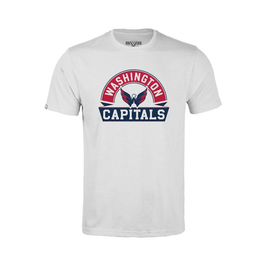 Washington Capitals Levelwear Youth Little Richmond Banner Arch T-Shirt - White | NHL on sale
