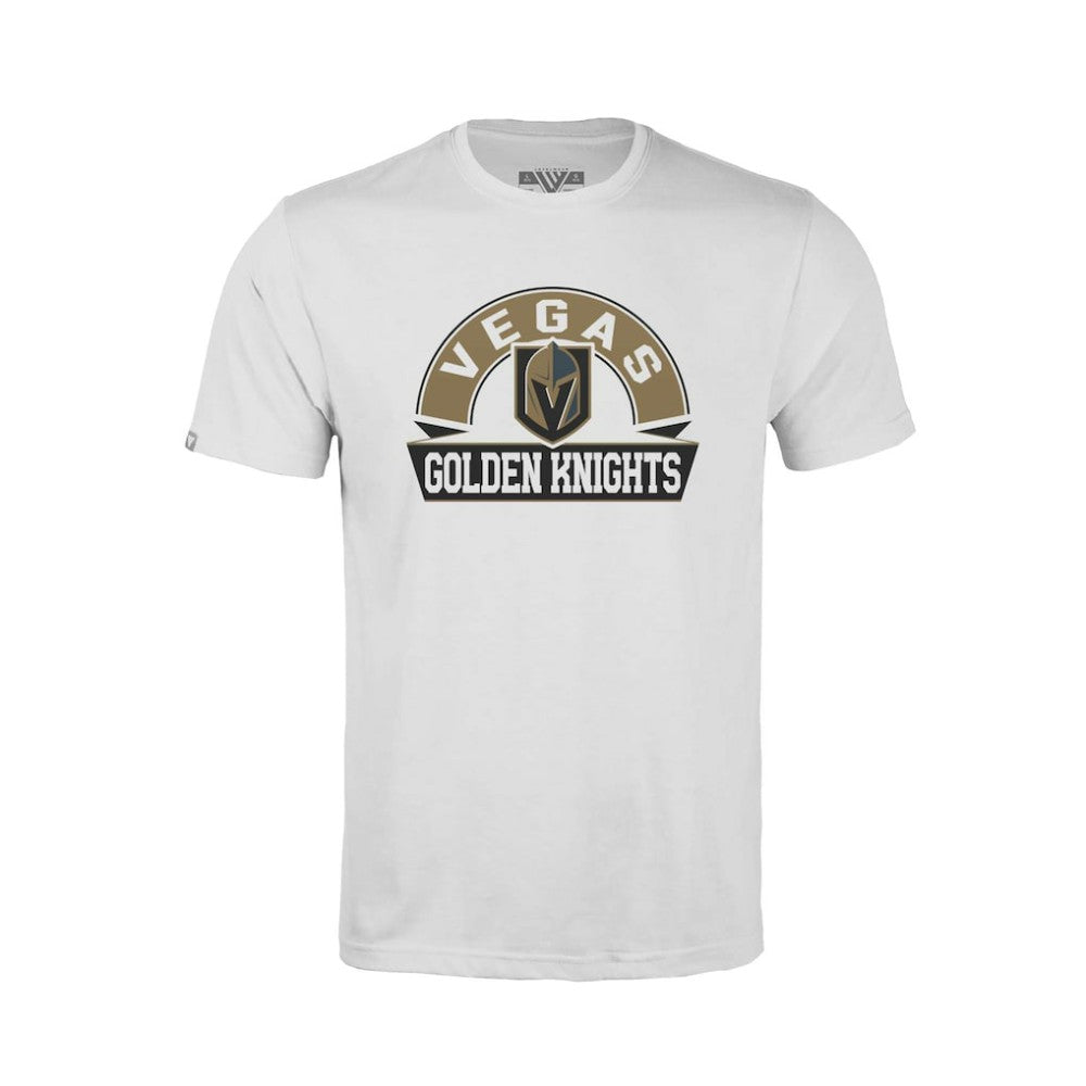 Vegas Golden Knights Levelwear Youth Little Richmond Banner Arch T-Shirt - White | NHL sale