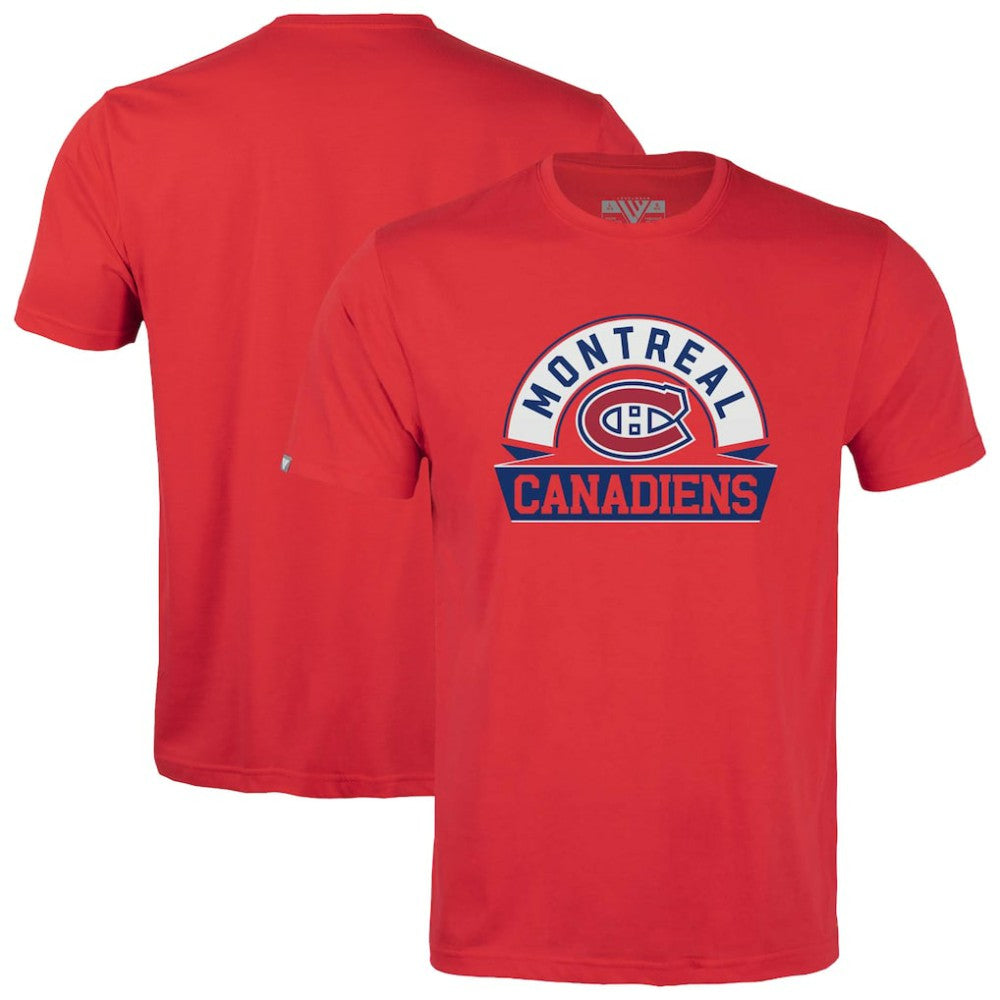 Montreal Canadiens Levelwear Youth Little Richmond Banner Arch T-Shirt - Red | NHL sale