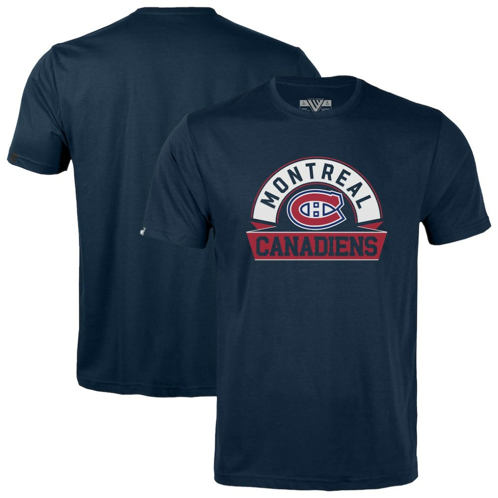 Montreal Canadiens Levelwear Youth Little Richmond Banner Arch T-Shirt - Navy | NHL sale