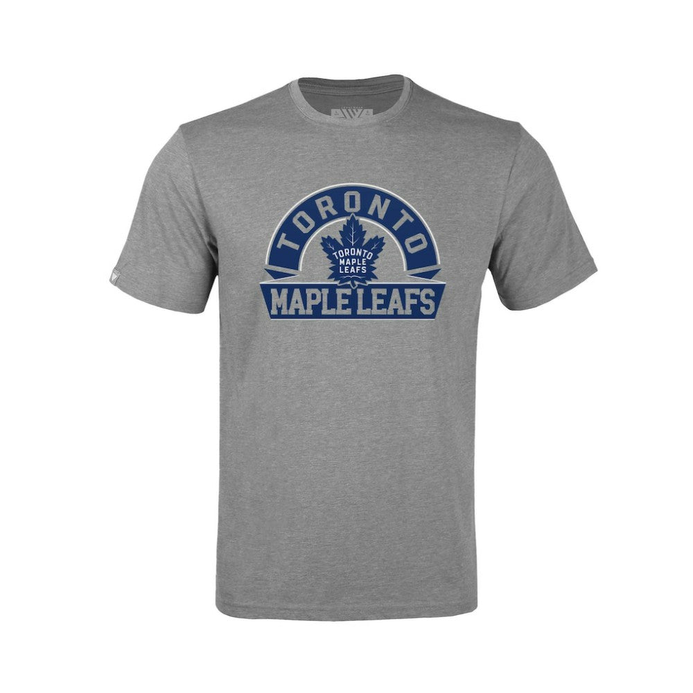 Toronto Maple Leafs Levelwear Youth Little Richmond Banner Arch T-Shirt - Gray | NHL Clearance