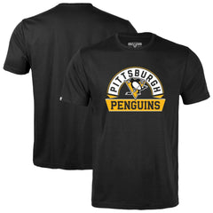 Pittsburgh Penguins Levelwear Youth Little Richmond Banner Arch T-Shirt - Black | NHL online