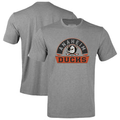 Anaheim Ducks Levelwear Youth Little Richmond Banner Arch T-Shirt - Gray | NHL Clearance