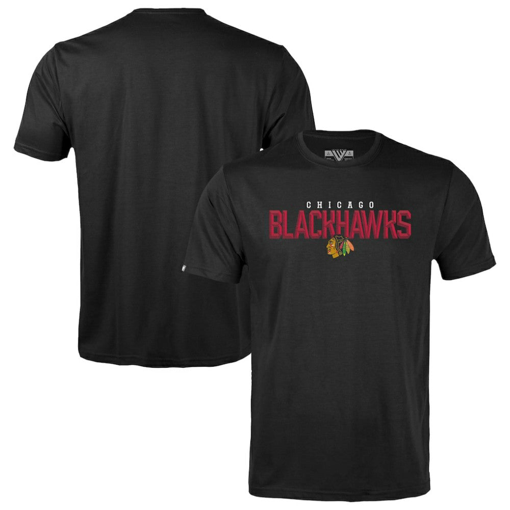 Chicago Blackhawks Levelwear Youth Little Richmond Carve T-Shirt - Black | NHL online