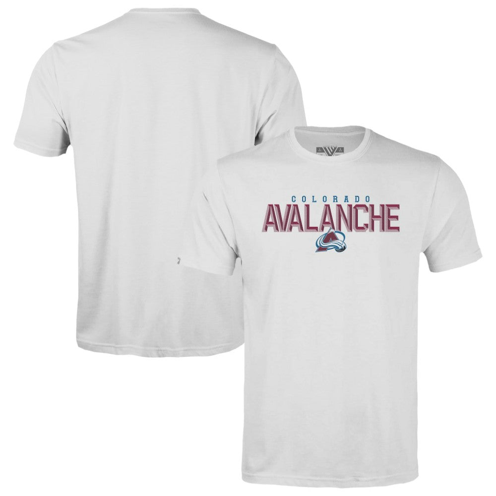 Colorado Avalanche Levelwear Youth Little Richmond Carve T-Shirt - White | NHL near me