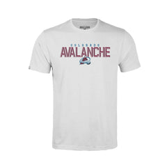 Colorado Avalanche Levelwear Youth Little Richmond Carve T-Shirt - White | NHL near me
