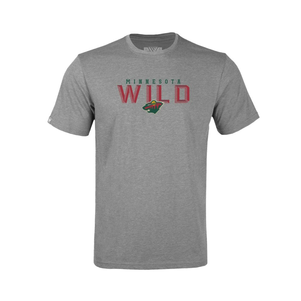 Minnesota Wild Levelwear Youth Little Richmond Carve T-Shirt - Gray | NHL Lifestyle
