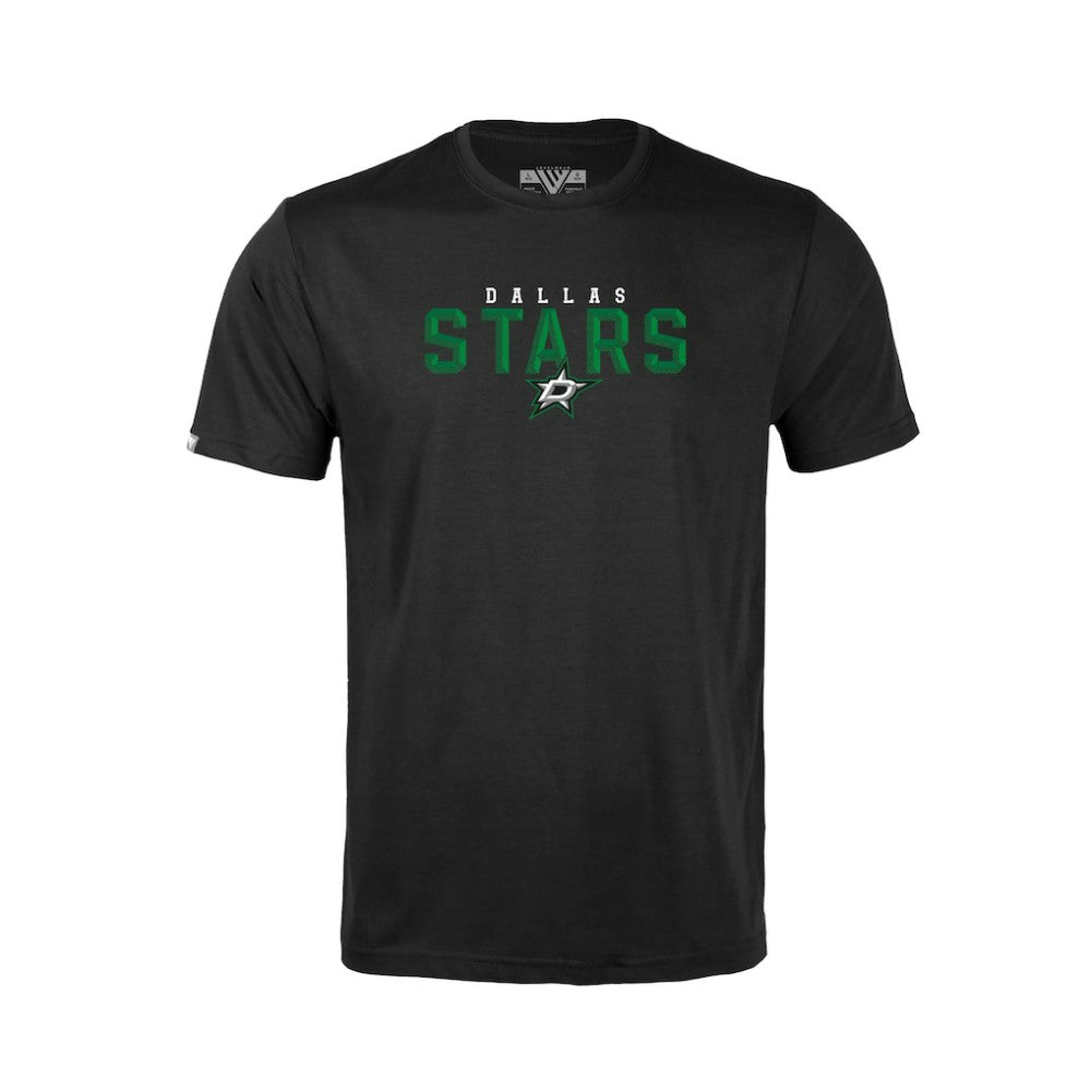 Dallas Stars Levelwear Youth Little Richmond Carve T-Shirt - Black | NHL Lifestyle