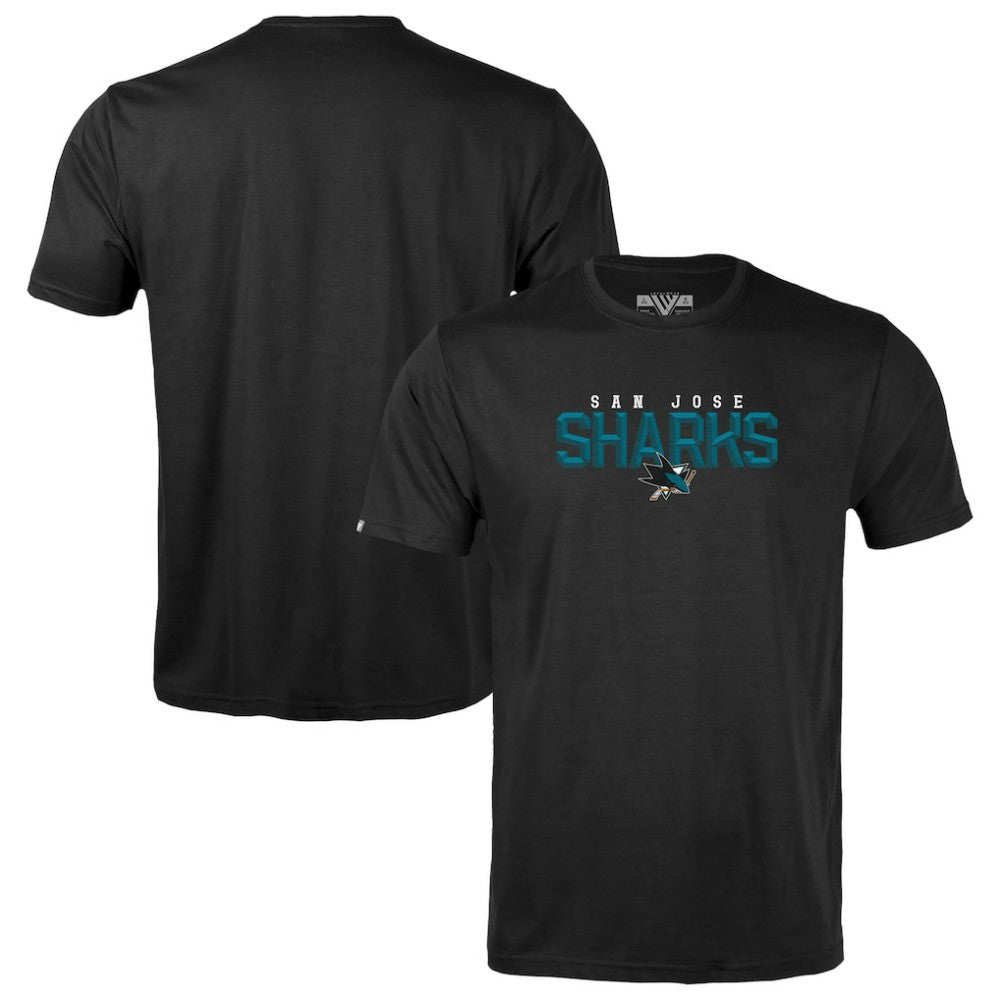 San Jose Sharks Levelwear Youth Little Richmond Carve T-Shirt - Black | NHL discount
