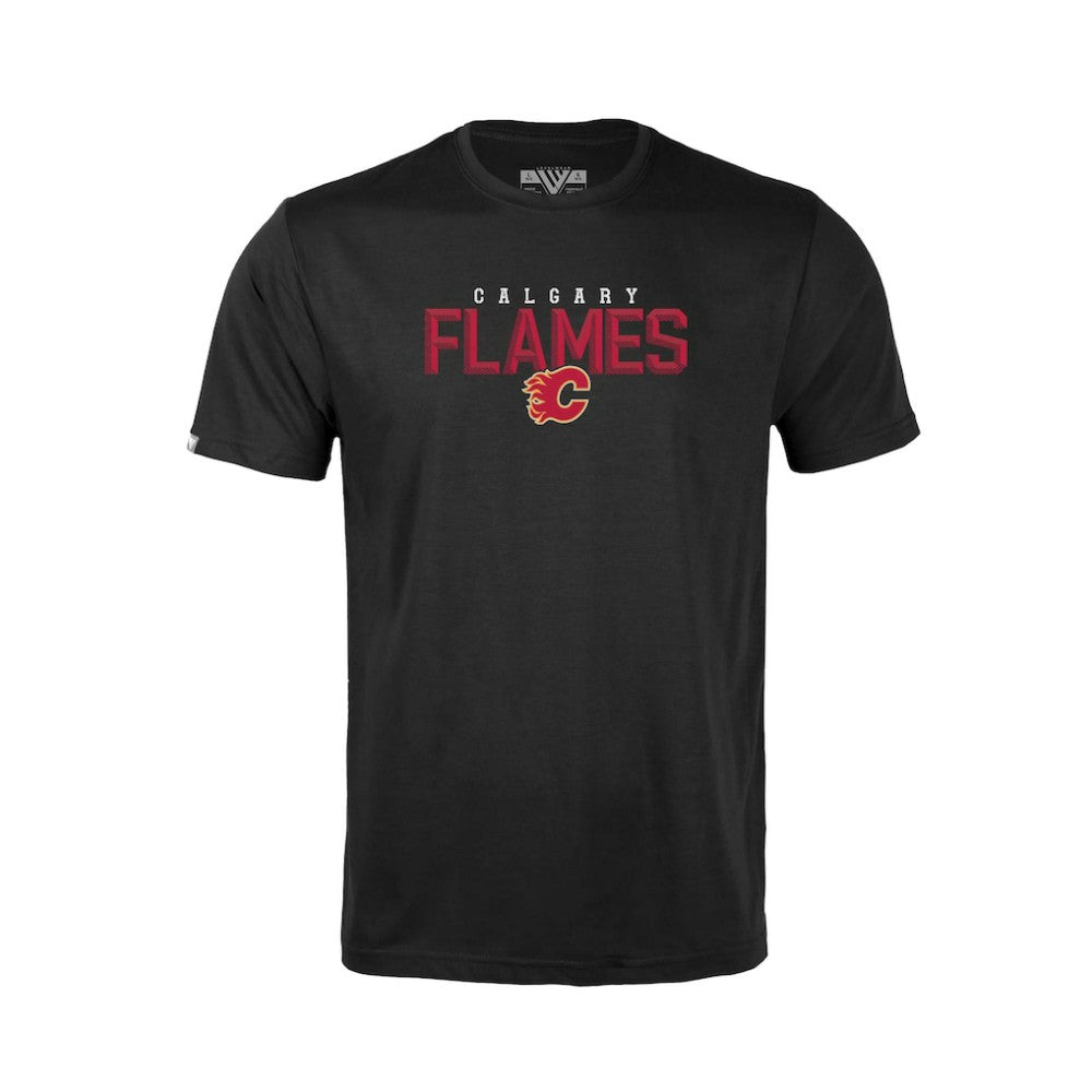 Calgary Flames Levelwear Youth Little Richmond Carve T-Shirt - Black | NHL near me