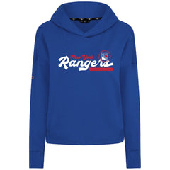 New York Rangers Levelwear Women's Sweet Monument Tri-Blend Cropped Pullover Hoodie - Royal | NHL near me