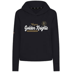 Vegas Golden Knights Levelwear Women's Sweet Monument Tri-Blend Cropped Pullover Hoodie - Black | NHL online