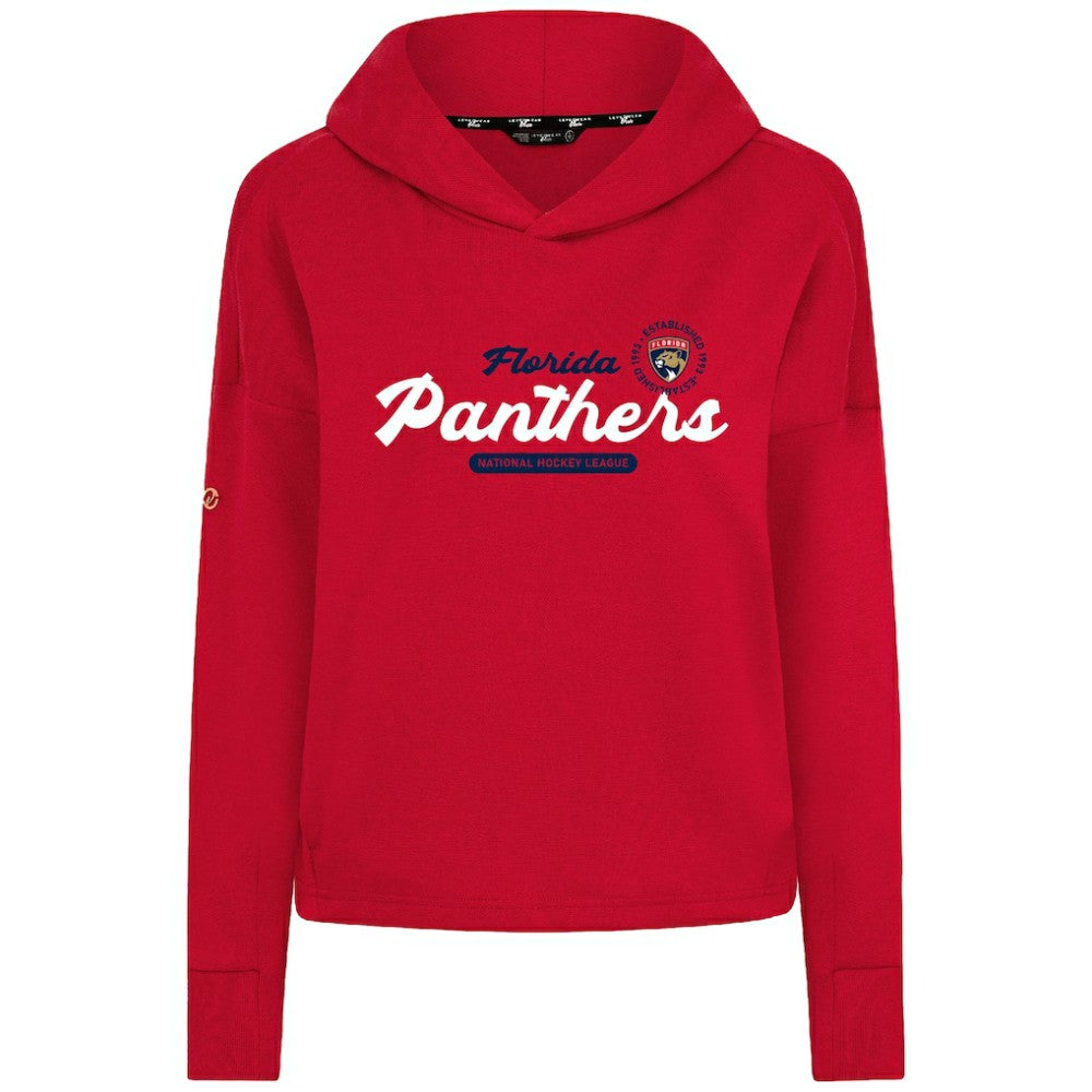 Florida Panthers Levelwear Women's Sweet Monument Tri-Blend Cropped Pullover Hoodie - Red | NHL near me