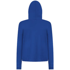 Vancouver Canucks Levelwear Women's Sweet Monument Tri-Blend Cropped Pullover Hoodie - Royal | NHL Clearance