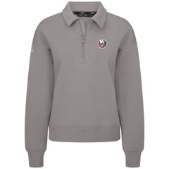 New York Islanders Levelwear Women's Canmore Quarter-Zip Pullover - Gray | NHL discount