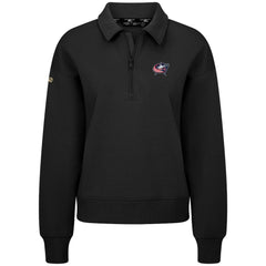 Columbus Blue Jackets Levelwear Women's Canmore Quarter-Zip Pullover - Black | NHL sale
