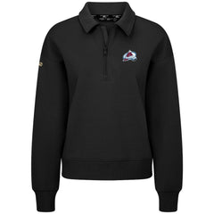 Colorado Avalanche Levelwear Women's Canmore Quarter-Zip Pullover - Black | NHL discount