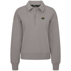 Minnesota Wild Levelwear Women's Canmore Quarter-Zip Pullover - Gray | NHL sale