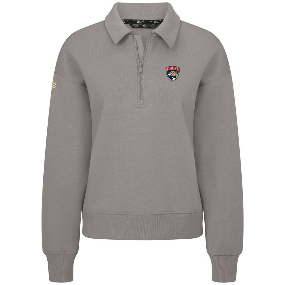 Florida Panthers Levelwear Women's Canmore Quarter-Zip Pullover - Gray | NHL near me